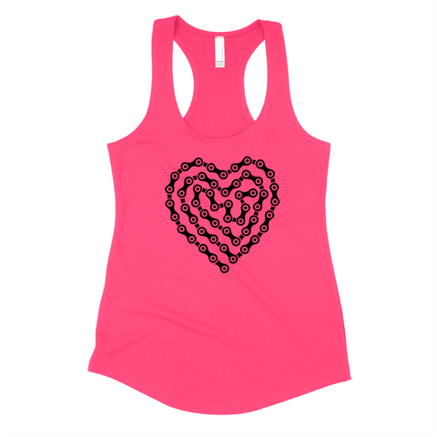I HEART MY BICYCLE (ladies tank)